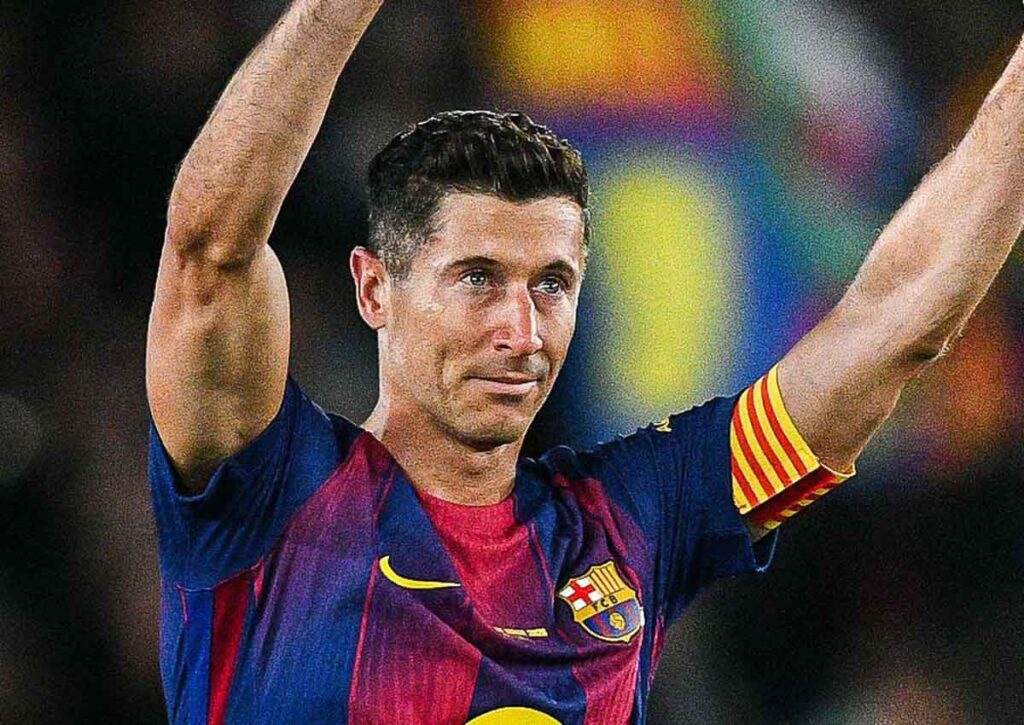 Darf Lewandowski (im Bild) für Barcelona gegen Valencia noch einen Treffer bejubeln? (© Independent Photo Agency / Alamy Stock Photo) Valencia Barcelona Tipp