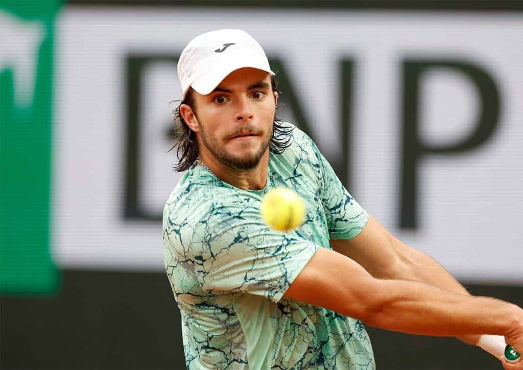 Setzt sich Jaime Faria (im Bild) auch heute bei den French Open durch? (© ZUMA Press, Inc. / Alamy Stock Photo) French Open Tipps heute 30.05.2026