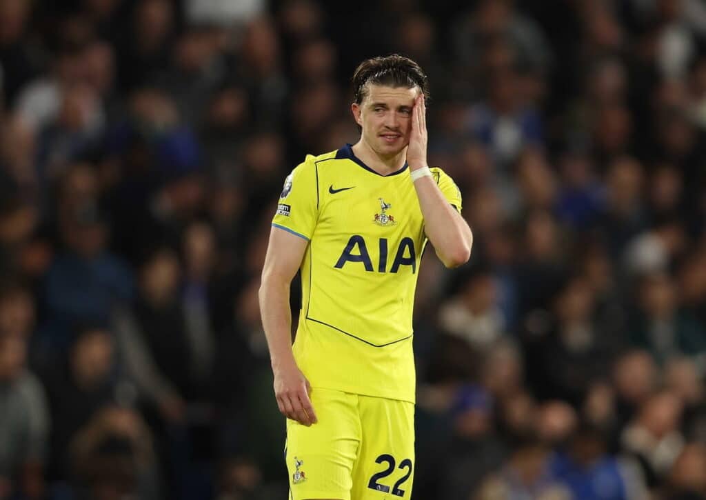 Holt sich Tottenham (im Bild: Conor Gallagher) gegen Everton den fehlenden Punkt zum sicheren Ligaverbleib? (© SPP Sport Press Photo. /Alamy Live News) Tottenham Everton Tipp