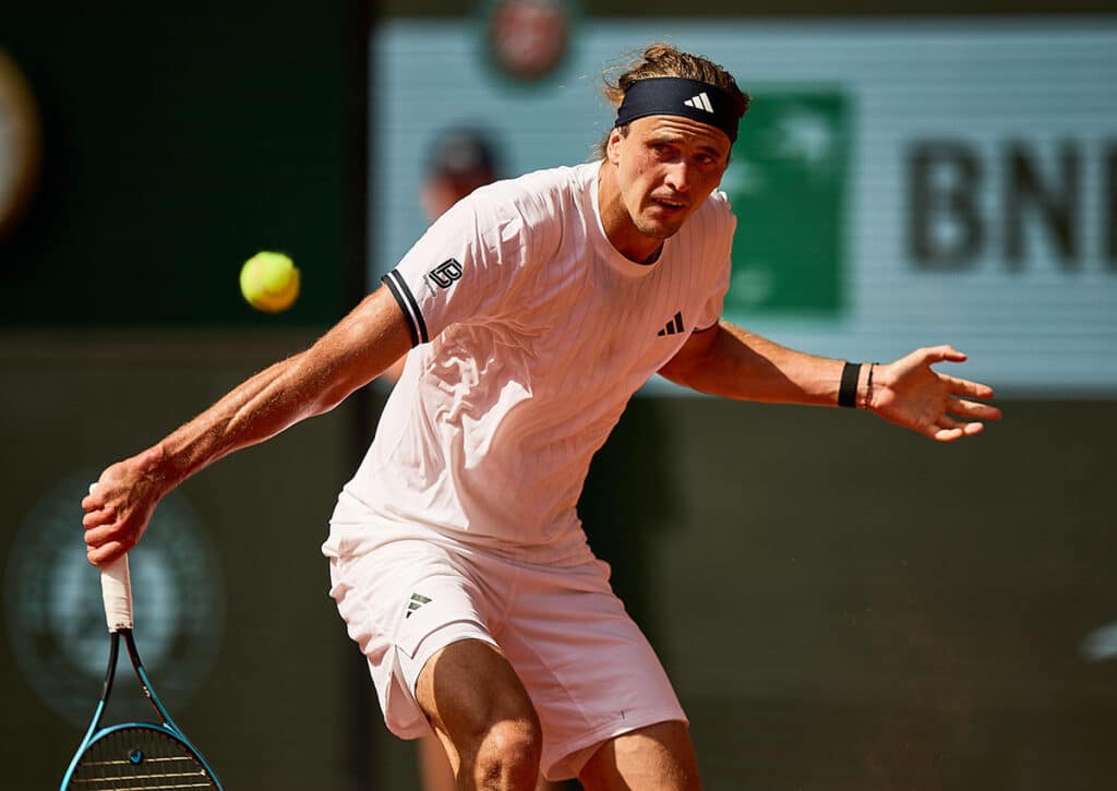 Stürmt der Deutsche Alexander Zverev bei den French Open einmal mehr in die 3. Runde? (© ZUMA Press, Inc. / Alamy Stock Photo) French Open Tipps heute 27.05.2026