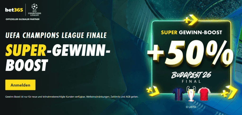Bet365 Sportwetten Bet365 50% Boost