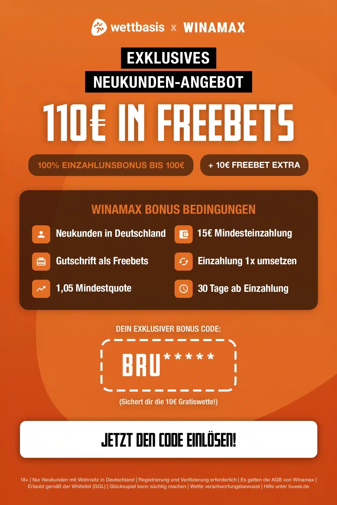 winamax bonus code und bedingungen