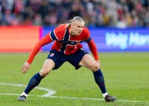 Ist Norwegen (im Bild: Haaland) gegen Marokko entscheidend im Vorteil? (© SPP Sport Press Photo. / Alamy Stock Photo) Marokko Norwegen Tipp
