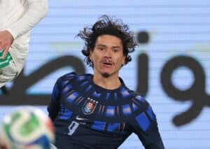 Ist Saudi-Arabien gegen Uruguay (im Bild: Núnez) nicht so chancenlos, wie die Wettquoten signalisieren? (© Sportimage Ltd / Alamy Stock Photo) Saudi Arabien Uruguay Tipp