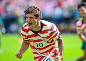 Welcher WM Tipp heute am 12.06.2026 auf den Gastgeber USA (im Bild: Christian Pulisic) ist am schlüssigsten? (© ZUMA Press, Inc. / Alamy Stock Photo) WM Tipps heute 12.06.2026