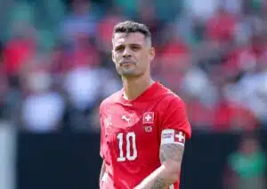 Hat Xhaka (im Bild) vor dem WM-Duell der Schweiz gegen Katar die richtigen Worte gefunden? (© DeFodi GmbH & Co. KG / Alamy Stock Photo) Katar Schweiz Tipp