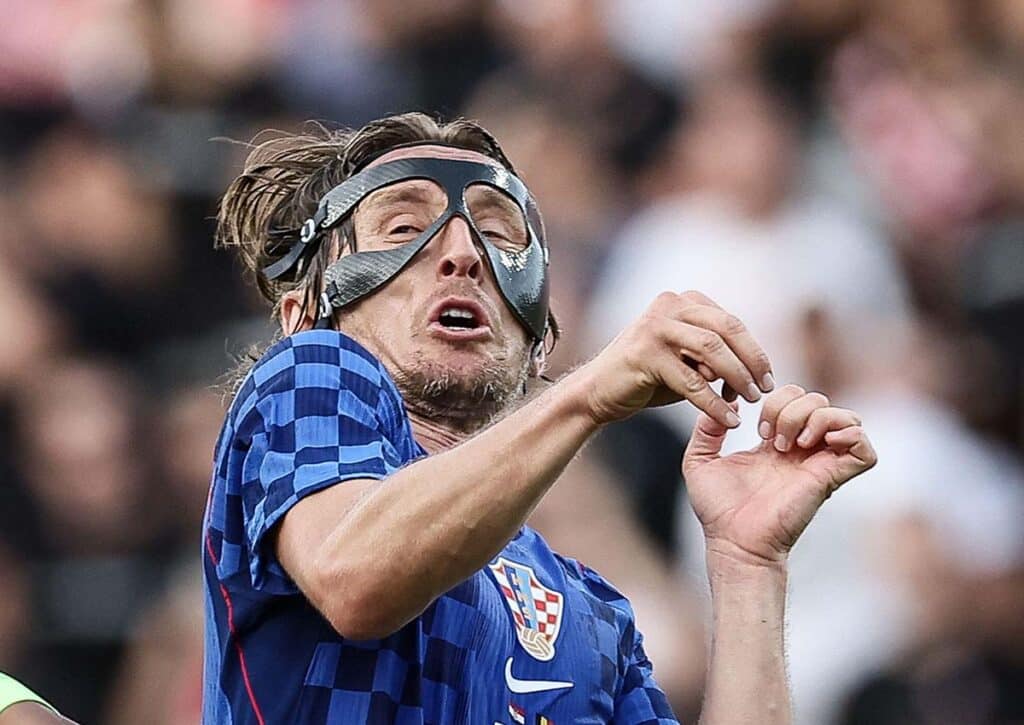 Fährt Kroatien (im Bild: Modric) gegen Slowenien einen souveränen Sieg ein? (© Belga News Agency / Alamy Stock Photo) Kroatien Slowenien Tipp
