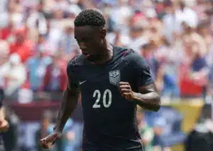 Drückt Folarin Balogun (im Bild) dem ersten Gruppenspiel zwischen Gastgeber USA und Paraguay seinen Stempel auf? (© SPP Sport Press Photo. /Alamy Live News) USA Paraguay Tipp