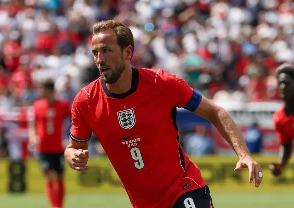 Verbucht England (im Bild: Kane) gegen Costa Rica einen problemlosen Sieg? (© Action Plus Sports Images / Alamy Stock Photo) England Costa Rica Tipp
