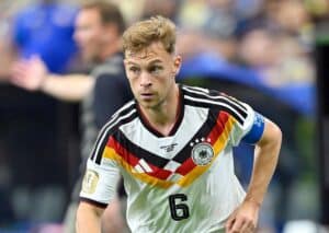 Hält Deutschland (im Bild: Kimmich) der Offensive der Elfenbeinküste stand? (© dpa picture alliance archive / Alamy Stock Photo) Deutschland Elfenbeinküste Tipp