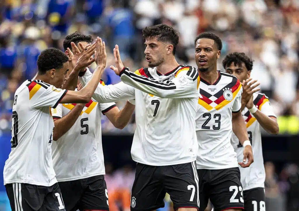 Für Rafael van der Vaart stellt sich die Frage nach der Nummer 1 im DFB-Angriff nicht, für ihn steht Kai Havertz über Deniz Undav. (© SPP Sport Press Photo. / Alamy Live News) Kai Havertz WM 2026