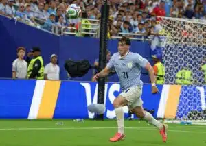 Macht Uruguay (im Bild: Federico Viñas) es gegen Kap Verde besser als Europameister Spanien? (© Associated Press / Alamy Stock Photo) Uruguay Kap Verde Tipp