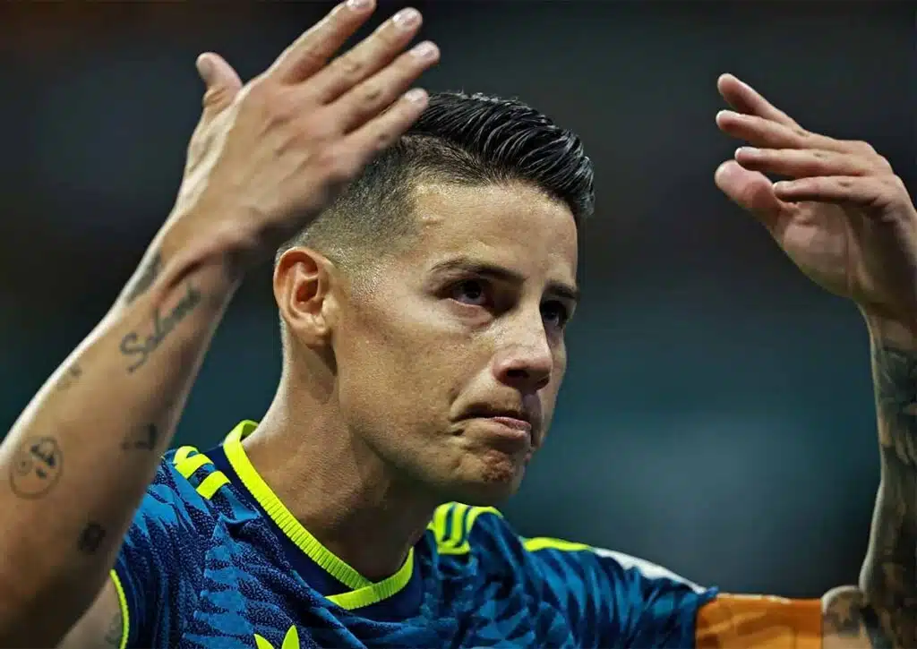 Tendiert die Kolumbien vs. DR Kongo Prognose zu einem klaren Sieg der Südamerikaner (im Bild: James Rodriguez)? (© ZUMA Press, Inc. / Alamy Stock Photo) Kolumbien DR Kongo Tipp