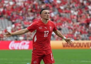 Wirft die Schweiz (im Bild: Vargas) den Außenseiter Algerien aus der WM 2026? (© Associated Press / Alamy Stock Photo) Schweiz Algerien Tipp