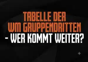 WM Gruppendritte Tabelle Ranking