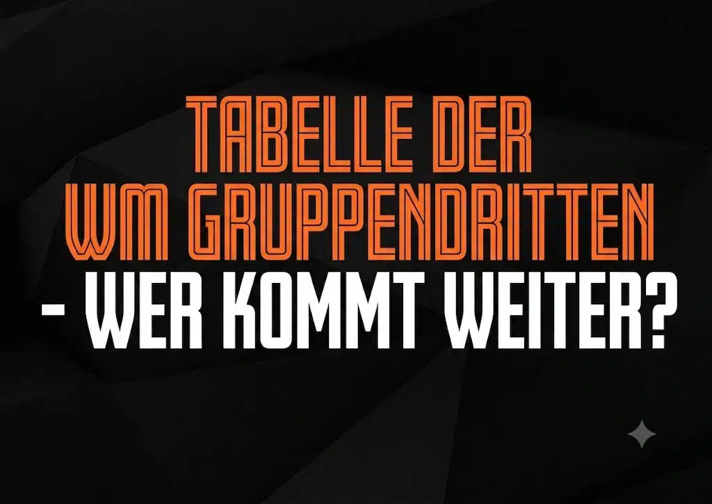 WM Gruppendritte Tabelle Ranking