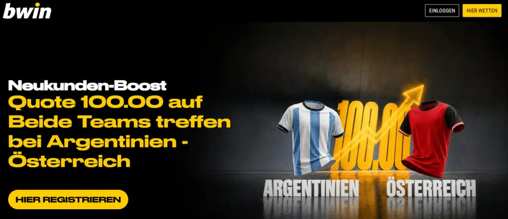 Bwin Argentinien - Österreich Quoten Boost