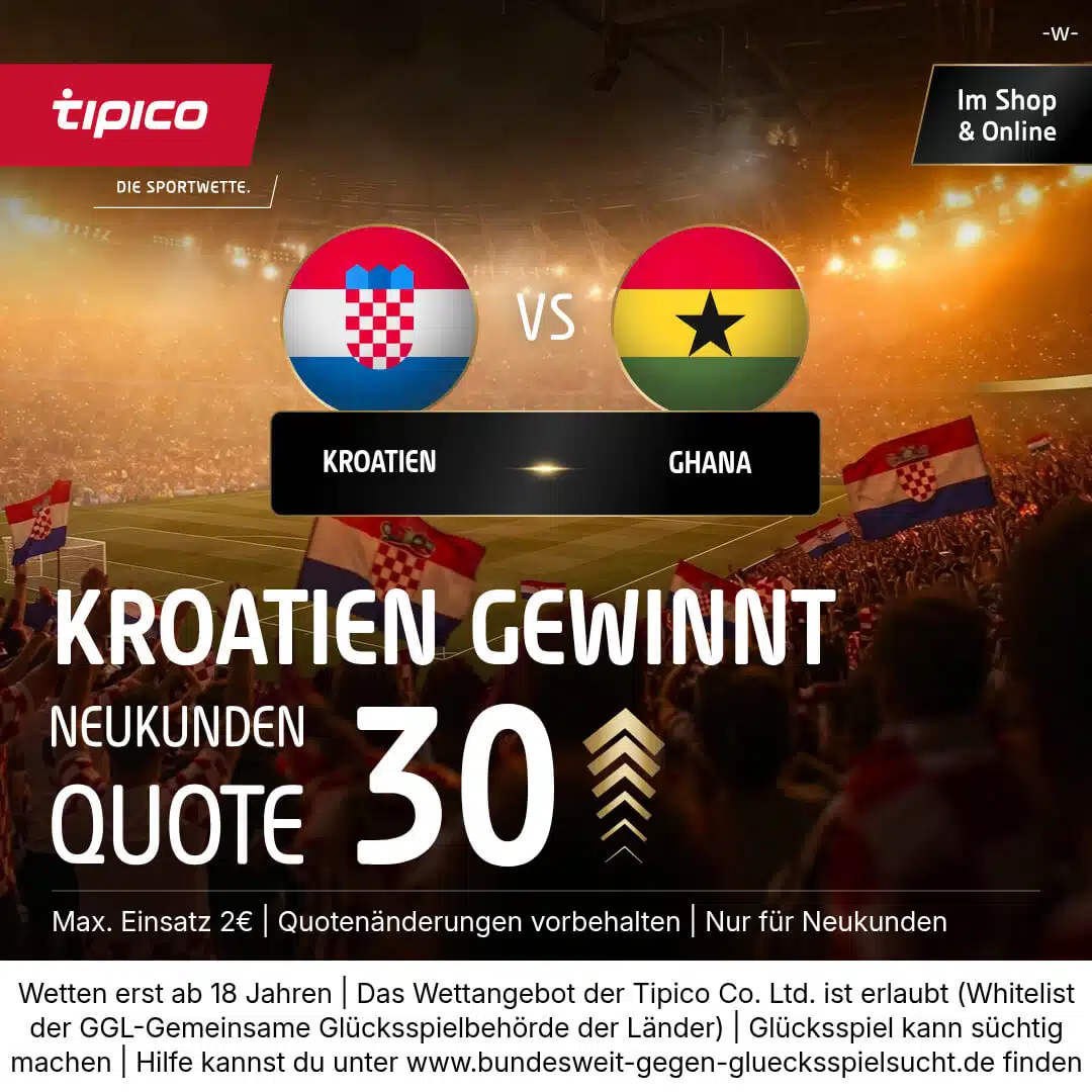 kroatien - ghana quoten