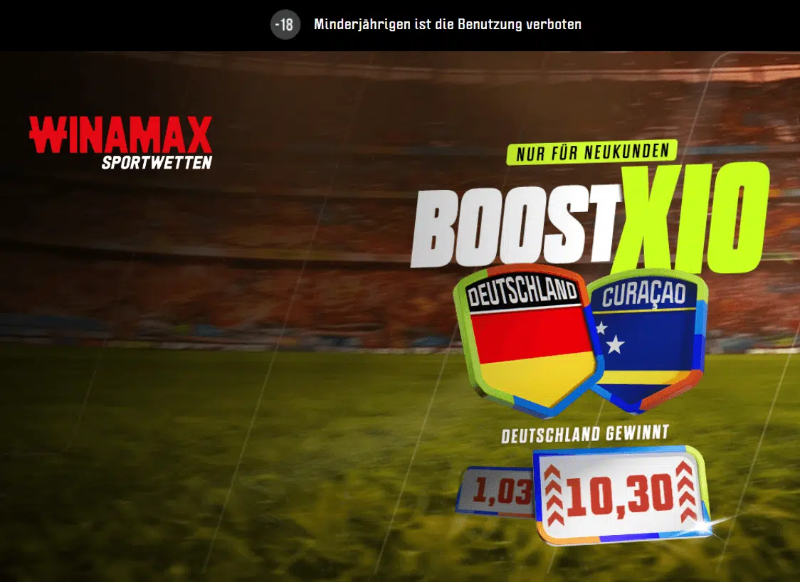 Winamax Boost Deutschland Curacao TV