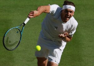 Stehen Wimbledon Tipps heute am 04.07.2026 auf den immer besser in Fahrt kommenden Alexander Zverev (im Bild) hoch im Kurs? (© Associated Press / Alamy Stock Photo) Wimbledon Tipps heute 04.07.26 - Prognosen & TV Übertragung