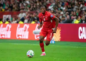 Wird Johan Manzambi auch im Achtelfinale der Schweiz gegen Kolumbien zum X-Faktor? (© SPP Sport Press Photo. / Alamy Stock Photo) Wird Johan Manzambi auch im Achtelfinale der Schweiz gegen Kolumbien zum X-Faktor?
