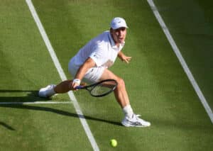 Schafft Arthur Fery gegen den French-Open-Finalisten Flavio Cobolli die Überraschung und zieht ins Wimbledon-Halbfinale ein? (© ISI Photos / Alamy Stock Photo) Schafft Arthur Fery gegen den French-Open-Finalisten Flavio Cobolli die Überraschung und zieht ins Wimbledon-Halbfinale ein?
