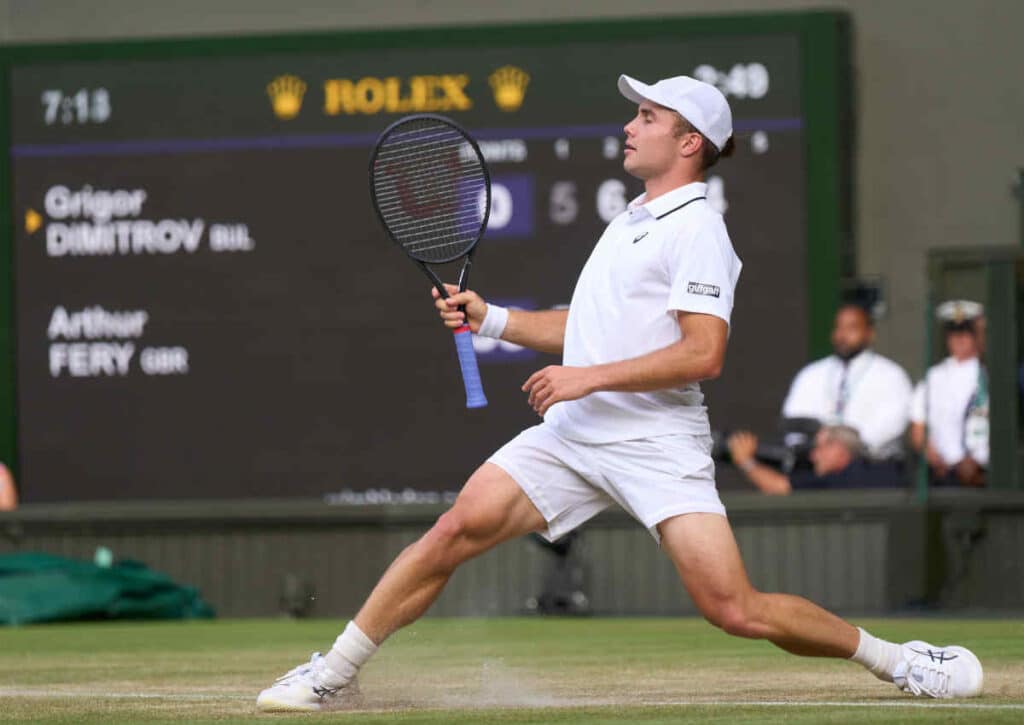 Am 08.07.2026 sind bei Wimbledon alle Augen auf den Lokalmatadoren Arthur Fery gerichtet.
