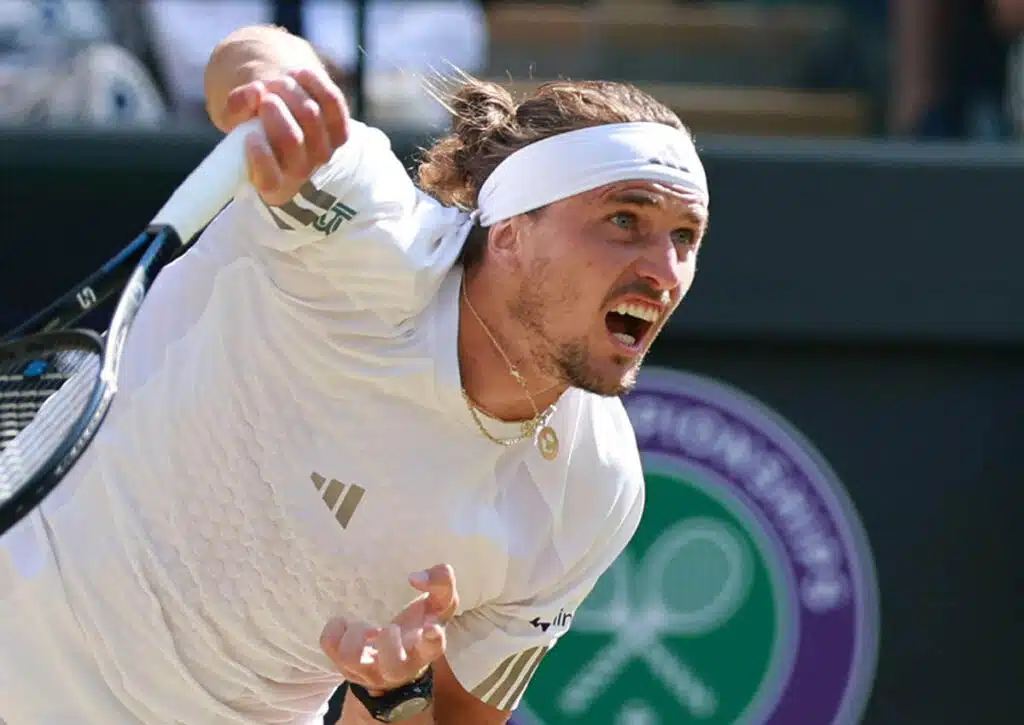 Es ist wahrscheinlich, dass sich Wimbledon Tipps heute auf den ersten Finaleinzug von Zverev (im Bild) bestätigen. (© Associated Press / Alamy Stock Photo) Wimbledon Tipps heute 10.07.2026