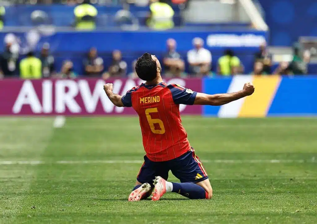 Kann Spanien (im Bild: Mikel Merino) Frankreich mit einem späten Tor schocken? (© Aflo Co. Ltd. / Alamy Stock Photo) Frankreich Spanien Tipp