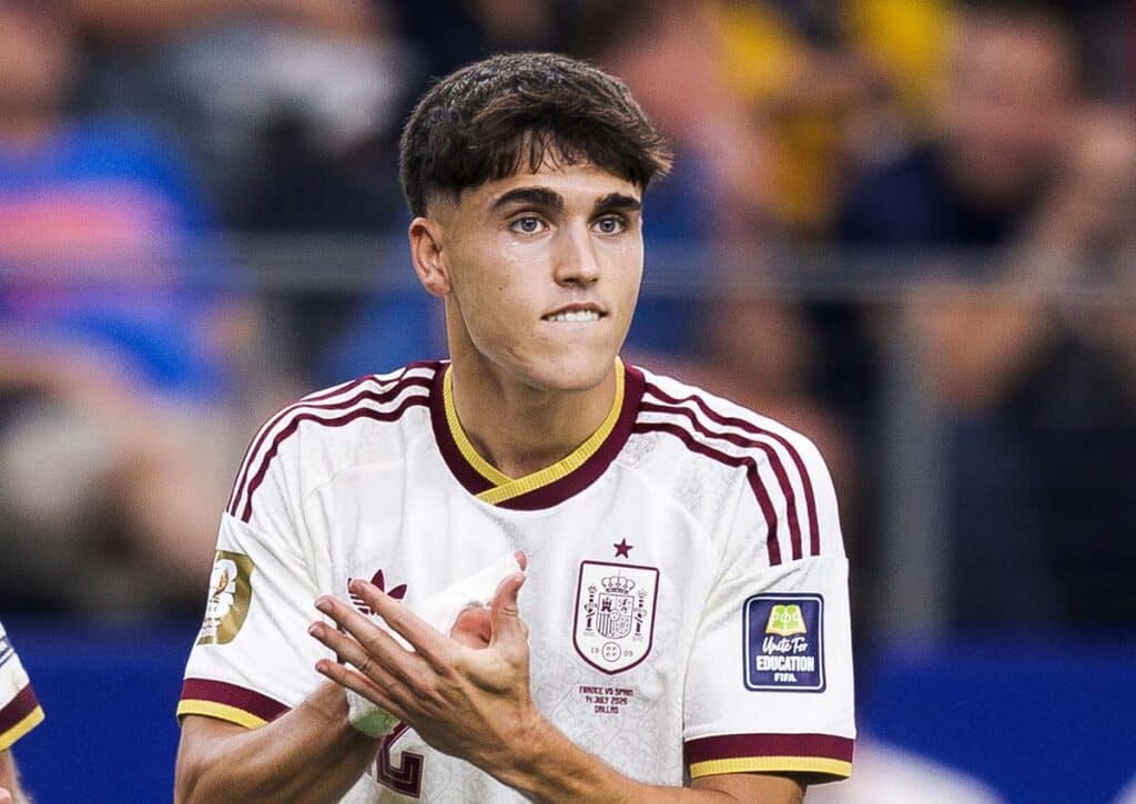 Cubarsi (Spanien) könnte seinem Teamkollegen Yamal den Titel als bester Nachwusspieler der WM streitig machen! (© Nicolò Campo / Alamy Stock Photo) Nachwuchsspieler Golden Boy WM Prognose