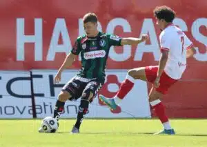 Wird die SV Ried (im Bild: Lukas Malicsek) in Dornbirn ihrer Favoritenrolle gerecht? (© Imago / Alamy Stock Photo) Dornbirn Ried Tipp