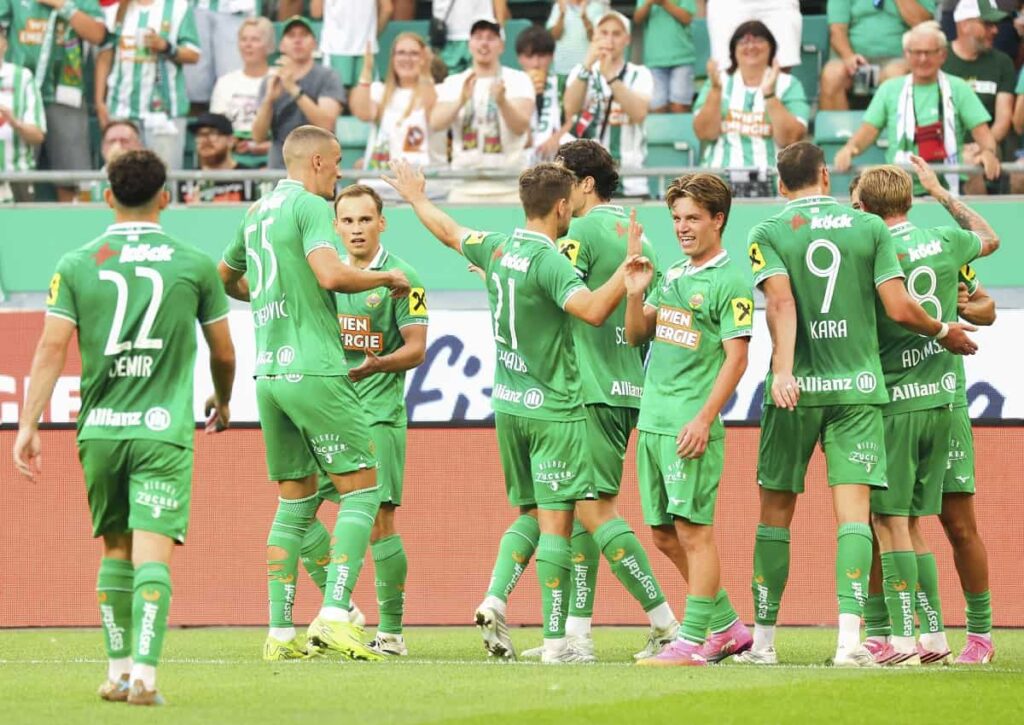 Macht SK Rapid bereits im Hinspiel bei Santa Coloma alles klar? (© APA-Images / Alamy Stock Photo) Santa Coloma SK Rapid Tipp