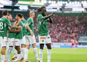 Feiert St. Gallen (im Bild: Aliou Balde) diesmal gegen den FC Zürich den zweiten Sieg in dieser Woche? (© Associated Press / Alamy Stock Photo) St. Gallen FC Zürich Tipp