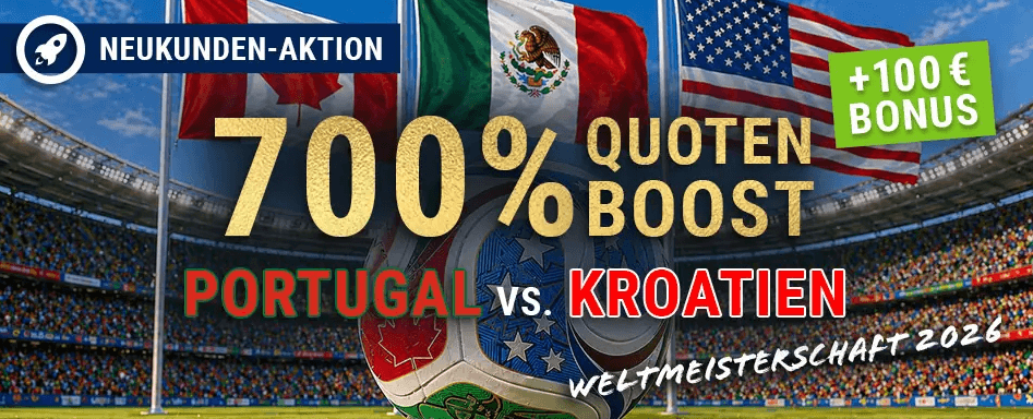 Portugal - Kroatien Quoten Boost bet-at-home