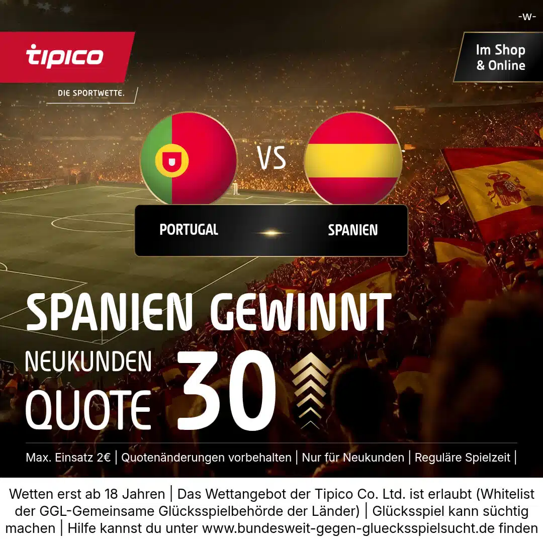 tipico portugal spanien quoten