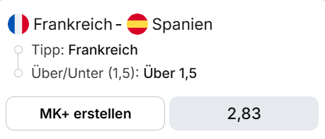 spanien frankreich quoten